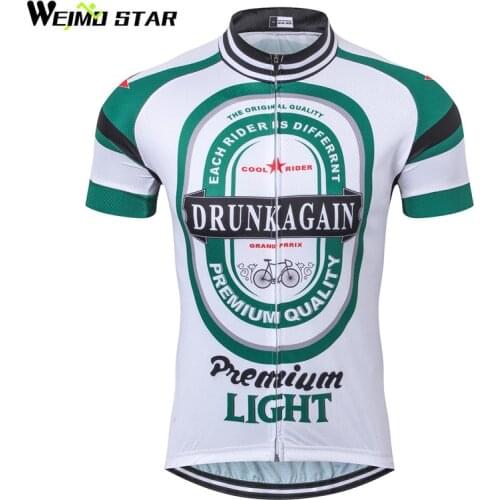 Drunk Again Cycling Jersey Men Breathable Cycling Clothing Summer mtb Bike Jersey Shirt Quick Dry Bicycle Clothing Ropa Ciclismo