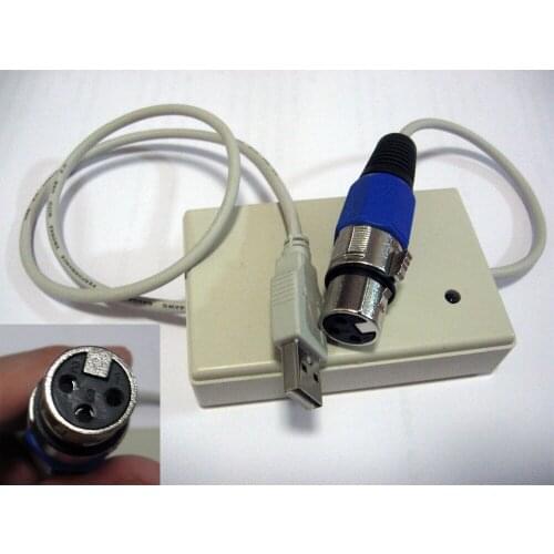 DMX512 to USB Interface 3 Pin XLR, Enttec Pro Compatible