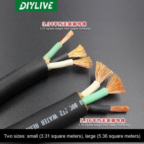 DIYLIVE Five crowns CCL Royal high and low temperature fever power cord original used 5.26 square power cord