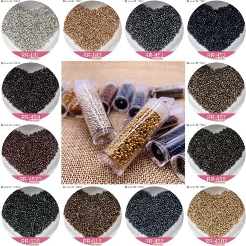 1100Pcs 2mm Miyuki Round Glass Beads 11/0 Gold Color Bohemia Style Metallic Gloss Bead For DIY Jewelry Making Bracele Earrings
