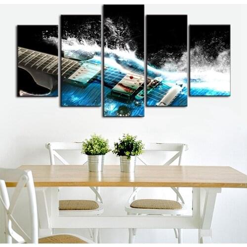 Cool Abstract Guitar Wall Art Music Babys Wall Decor Home Decor for Living Room Artwork Giclee Print Dropshipping