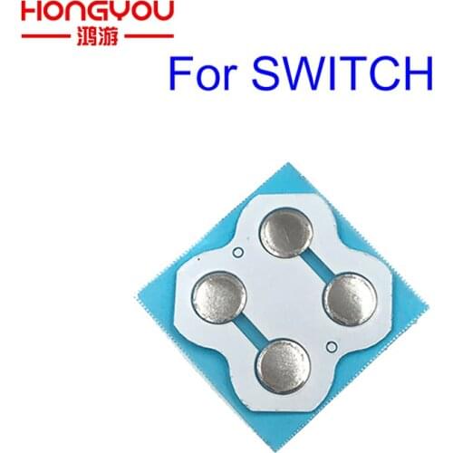 10Pcs ABXY Key membrane stickers PAD Replacement Electro Button Set D Pad & ABXY Buttons for Nintendo Switch