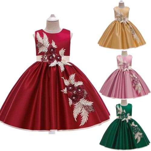 Cute Puffy Girl Princess Dresses Lace Applique Satin Layers Tulle Kids Party Dress Lace Appliques Ball Gown Celebrity Dresses
