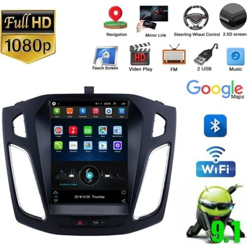 Car Electronics Car Radios For 2012-2015 Ford Focus 9.7" Vertical Screen Android 9.1 Car Radio GPS Navigation 2020 New 1GB DDR