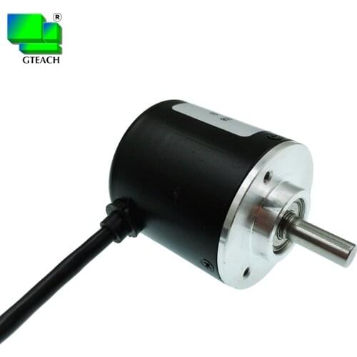 New Cheap 12 bit multiturns absolute rotary encoder 6mm solid shaft magnetic absolute encoder RS485 Modbus RTU