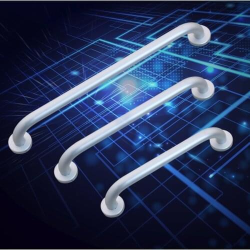 Torayvino Stainless Steel & Black Bathroom Disabled Handrail Handrest Bathroom Set Care for Elders Handle Grab Bars