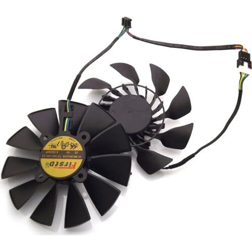 12V 0.55A 94mm VGA Fan 28*28*28*28mm 5Pin For ASUS GTX780 GTX780TI R9 280X 290X Graphics Card Cooling Fan
