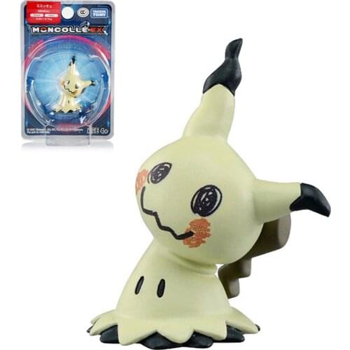 Japanese Takara Tomy Pokemon Anime Figures Kids Toys Mimikyu Cartoon Model Action Figure PVC Collections Dolls Gifts for Boys