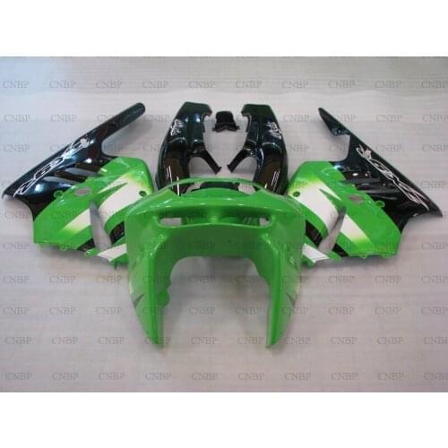 Zx9r 1994 - 1997 Full Body Kits Zx-9r 1996 Fairings Zx9r 1994 Green Black White Fairings