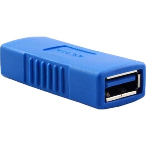 1PCS NEW USB 3.0 Type A Female To Female Adapter Coupler Gender Changer Extender Connector For PC Laptop Computer#p3