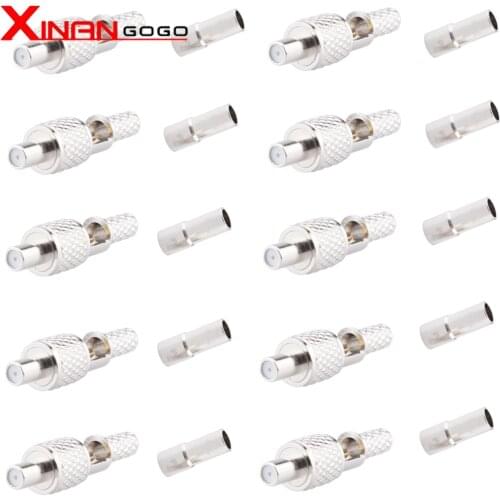 10pcs TS9 crimping connector for RG316 RG174 cable TS9 Female Adapter
