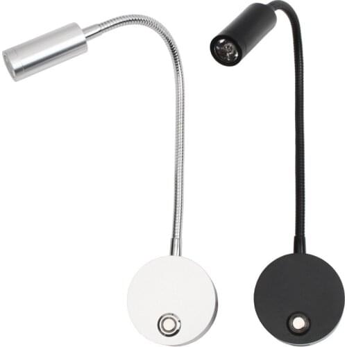 2PCS DC 12V Reading Light with USB Charging Port,NEW RV Interior Lights, Flexible LED Light Fixtures