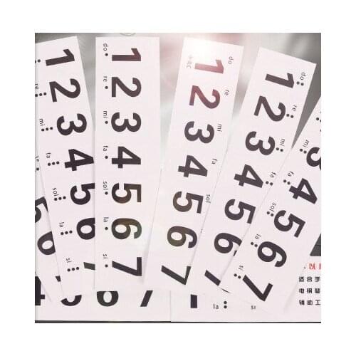 2018Venda quente transparente Adesivo Teclado 49/61 Tecla do Teclado do Piano 88 Tecla de Piano Stave Nota Etiqueta para Tecla