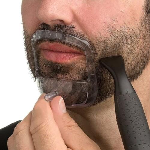 5Pcs/Set Hairbrush Symmetric Cut Salon Mustache Beard Styling Template Shaving Care Tool X7YB