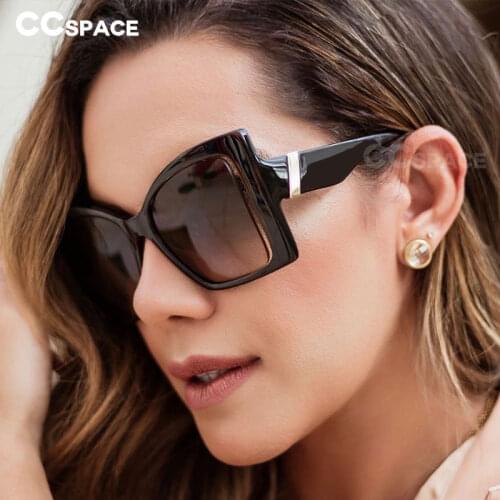 53439 Square Oversized Cat Eye Luxury Sunglasses Brand Designer Fashion Men Women Shades Uv400 Vintage Glasses