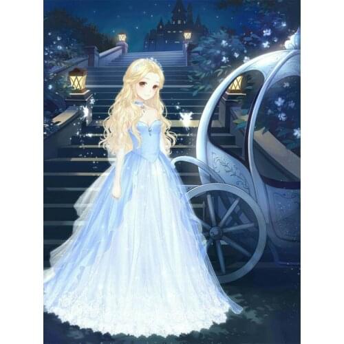 5D DIY Full Square/Round Diamond Painting Cartoon girl 3D Embroidery Cross Stitch Crystal Mosaic Home Dector Art