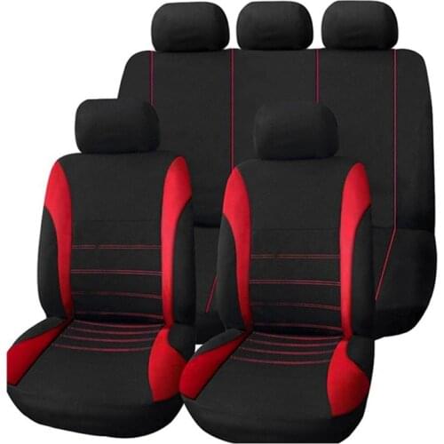 Car Seat Covers Airbag compatible Fit Most Car, Truck, SUV, or Van 100% Breathable with 2 mm Composite Sponge Polyester Cloth