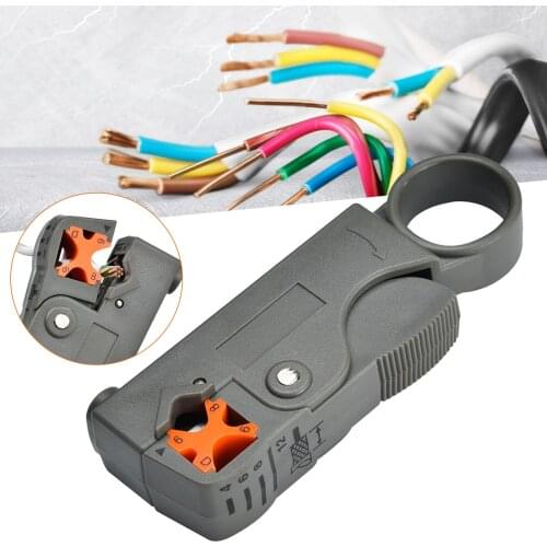 Automatic Wire Stripper Cable Wire Stripping Decrustation Tool Adjustable Wire Stripper Used For Cable Coaxial Line