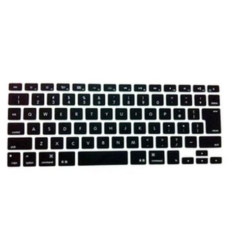Japanese JP keyboardX100 Color English Letter Keyboard Cover Skin Protector For Apple MacBook Air Pro Retina 13 15 17 F Mac Air