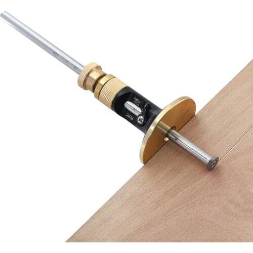 European-style woodworking scribe, fine-tuning scribe gauge, carbide blade, parallel line drawing tool
