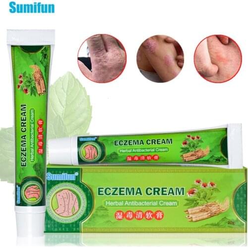 Sumifun Chinese Herbal Eczema Cream 20g Antipruritic Antibacterial Ointment Psoriasis Dermatitis Medical Plaster Skin Care
