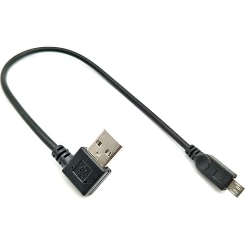 USB to Micro usb Short A Fast Charging Cable Elbow 90 Degree USB C Micro USB Data Cable For All Smartphones