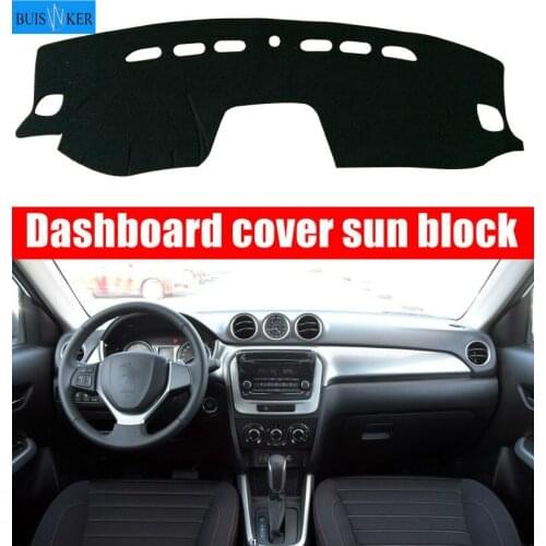 For Suzuki Vitara 4th 2015 2016 2017 2018 2019 Car Dashboard Cover Dash Mat Sun Shade Pad Instrume Panel Carpets Accessories