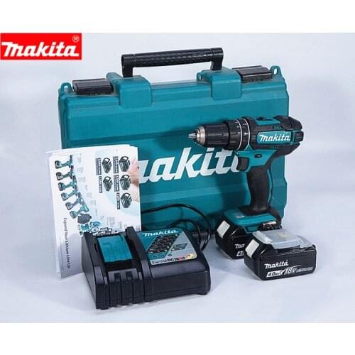 Makita DHP482 DHP482RME 18V 4.0AH LXT Li-ion Cordless 2 Speed Combi Drill SET