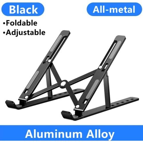 Yelwong All-Metal Laptop Stand Foldable Adjustable Laptop Holder Portable Tablet Stand alloy Aluminum Notebook For MacBook ipad