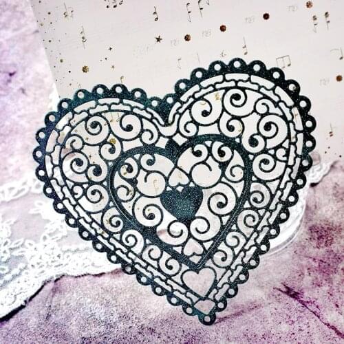 Heart-shaped Metal Cutting Dies for DIY Scrapbooking Stamp/photo album Decorative Embossing DIY Paper Cards