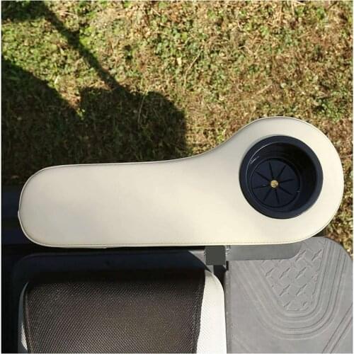 Set of 2 Universal Golf Cart Rear Seat Armrest Cover with Cup Holder for Most Golf Cart Club Car EZGO Yamaha Cushman