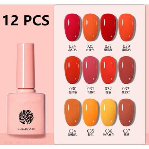 Nail Polish Set 12pcs Gel Nail Polish Manicure Acrygel for Nail Uv Gel Nail Polish for Nail Extension Semi-permanent Nail Polish
