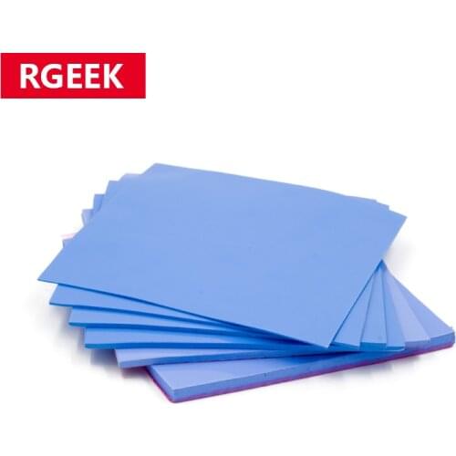 RGEEK New GPU CPU Heatsink Cooling Conductive Silicone Pad 100mm*100mm*1mm Thermal Pad high quality
