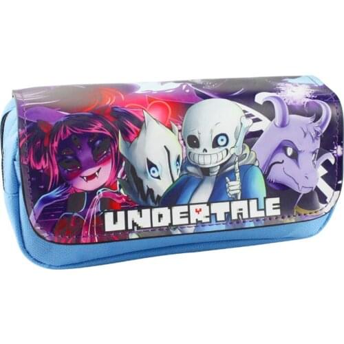 New Arrival: Game Undertale Pencil Case Bag Student Stationery Pouch Makeup Cosmetic Storage Bag (POUCH1207)