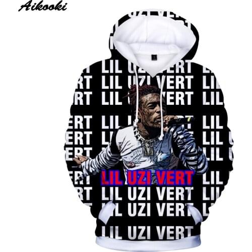 New arrival Rapper LIL UZI VERT 3D Hoodies Menwomen Sweatshirts 3D Lil Uzi Vert Vs. Comfortable Fashion Clothes Boys tops
