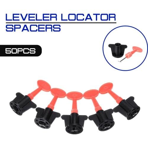 New 50pcs/set Level Wedges Tile Spacers Leveler Locator Spacers Plier for Flooring Wall Tile Carrelage Leveling System