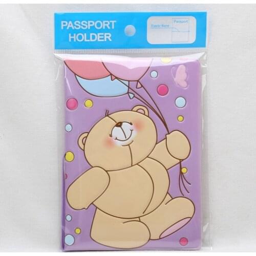 Foreverfriends bearman cartoon passport set Cartoon anime passport cover ,3 style for choose