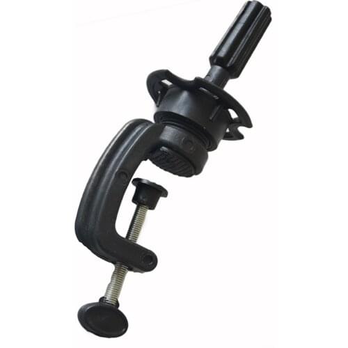 Professional Training Head Table Stand Good Quality Wig Head Stand Black Clamp For Mannequin Head Small Dummy Head Holder