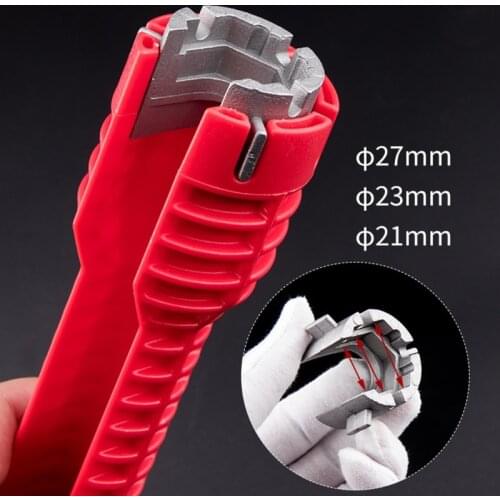 Faucet Wrench Sink Installer Tools Water Pipe Spanner Tackle Tool for Toilet Bathroom Kitchen Multifunctional