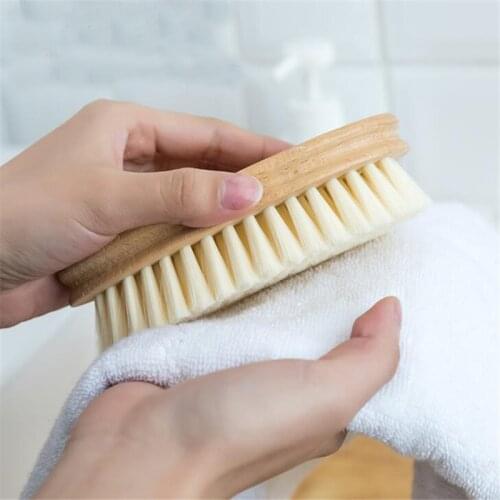 1PC Multi-functional Shoes Brush Sneaker Boot Shoes Brushes Cleaner Strong Wood Household Laundry Cleaning Accessories