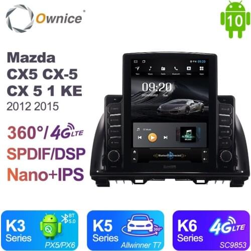 Tesla Style 9.7" DSP Android 10.0 Car DVD Player 64GB ROM 4GB RAM 4G LTE GPS autoradio for Mazda CX5 CX-5 CX 5 1 KE 2012-2015