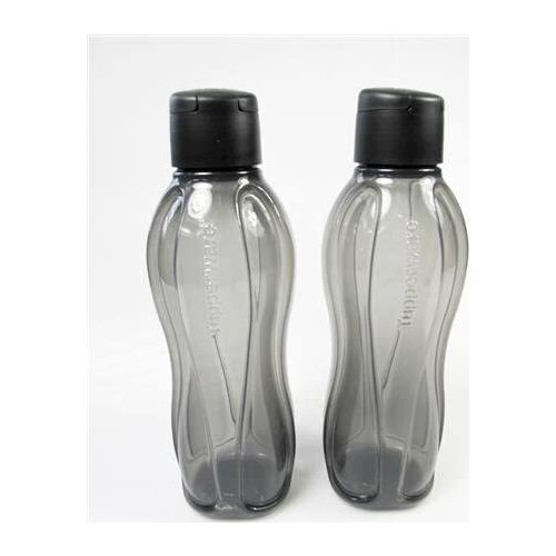 Tupperware Eco Bottle Drinker 1 lt (2) Easy Cover Black, go To Eco 1,0 l Black Drink Bottle, Eco Easy Bottle, Ecological Bottle