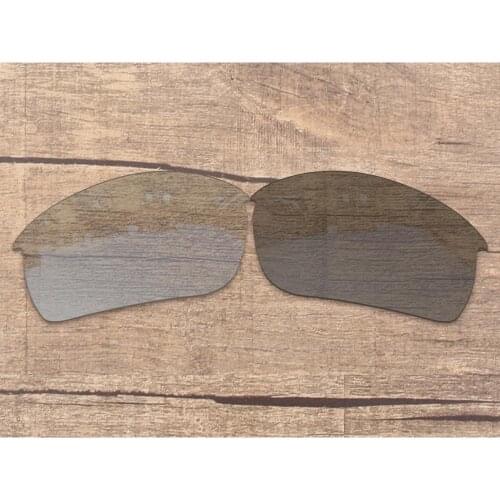Vonxyz Grey Photochromic Polarized Replacement Lenses for-Oakley Bottle Rocket Frame