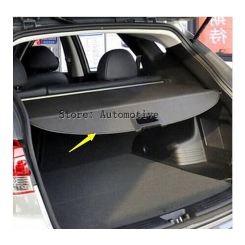 High Quality! Rear Trunk Security Shield Cargo Cover For Mitsubishi Outlander 2009 2010 2011 2012 (Black, beige)