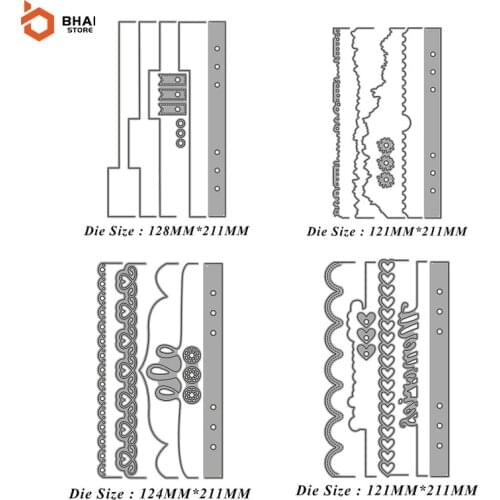 2021 New Page Planner Metal Cutting Dies Stencil Scrapbooking DIY Album Stamp Paper Card Embossing Decor Craft