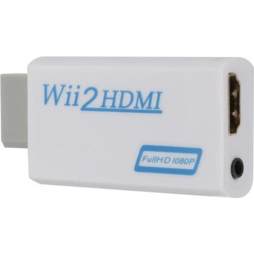 Wii-hdmi Adapter Wii-HDMI Adapter 1080p / 720p Video Output 3.5mm Jack Audio