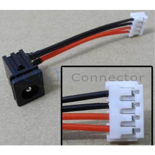 Free shipping 10x New DC Jack with Cable Connector Socket fit for Toshiba TECRA M1 M2 M5 A80 3.0mm