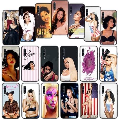 Selena Quintanilla Nicki Minaj Soft Cover Case for Samsung Galaxy S20fe S21 Plus A02 A12 A32 A52 A72 F62 M02 M62 Ultra Cover