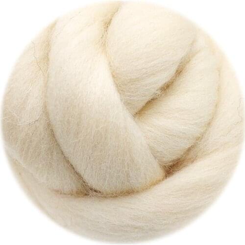 Feltsky 100g Felting Wool (70s 19um Grade) Needle Felting Diy Wool for Needle Felting Kit by Plastic Bag (N0.15)