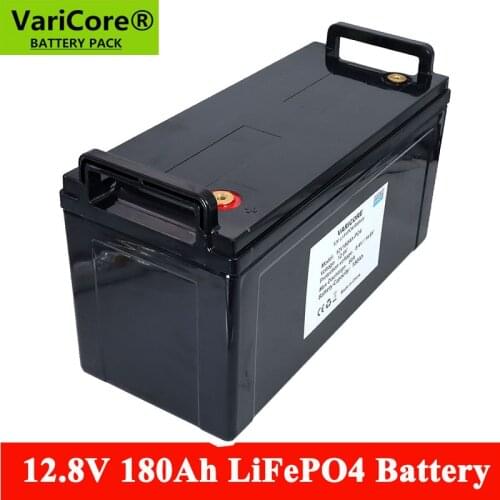 12V 180Ah LiFePO4 battery 12.8V 3.2V cell Lithium iron phospha For RV Campers Golf Cart Off-Road Off-grid Solar Wind batteries